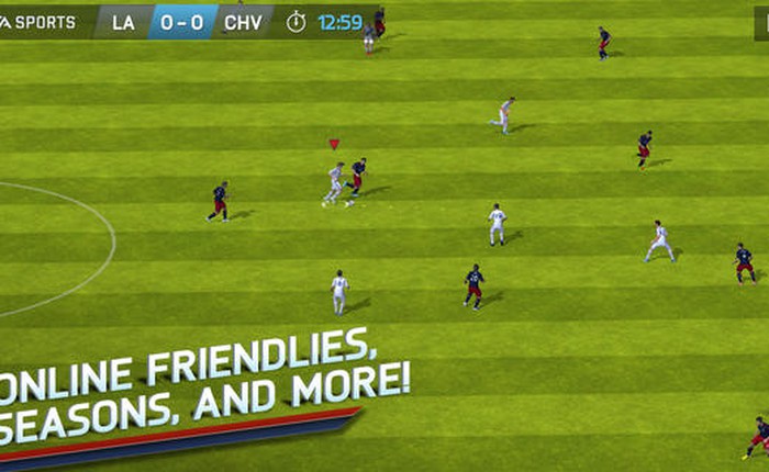Game đá bóng nổi tiếng Fifa 14 có mặt trên iOS và Android