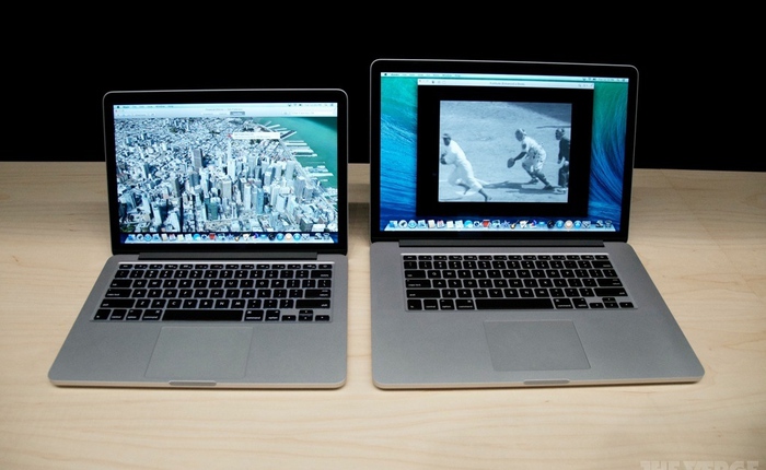 Ảnh thực tế bộ đôi MacBook Pro 2013 vừa trình làng
