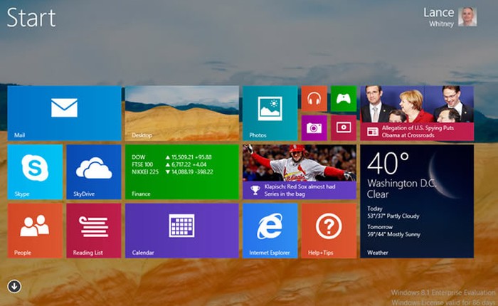 Cách dùng thử Windows 8.1 trong 3 tháng