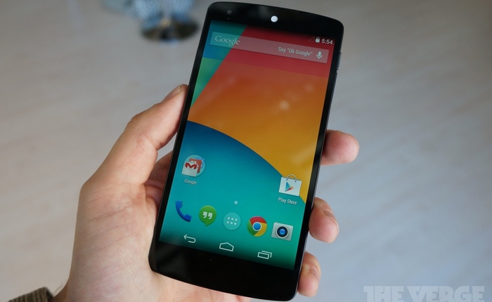 Google chính thức trình làng smartphone giá rẻ Nexus 5