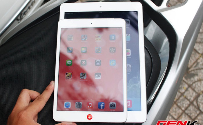Màn hình iPad Air cho cảm giác "lọc cọc", không chắc chắn bằng iPad 4