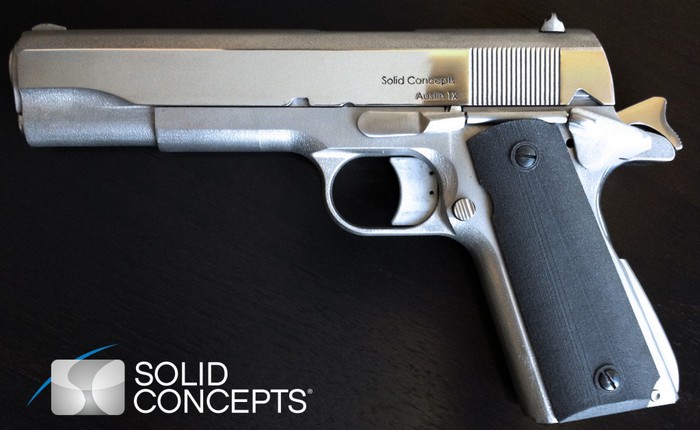 Khẩu súng kim loại đầu tiên được sản xuất bằng công nghệ in 3D