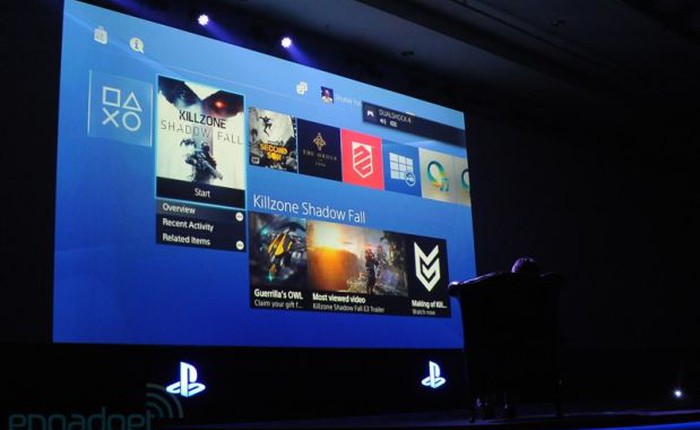 Đến lượt Sony trình diễn giao diện dashboard của PS4