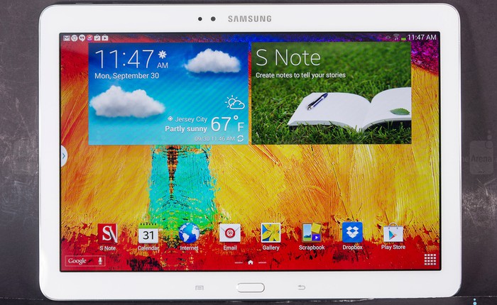 Đánh giá tablet Galaxy Note 10.1 2014: Giá bán chưa cân xứng với hiệu năng