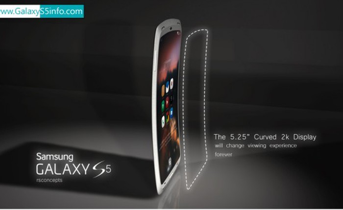 Galaxy S5 quyến rũ với thiết kế cong cực độc