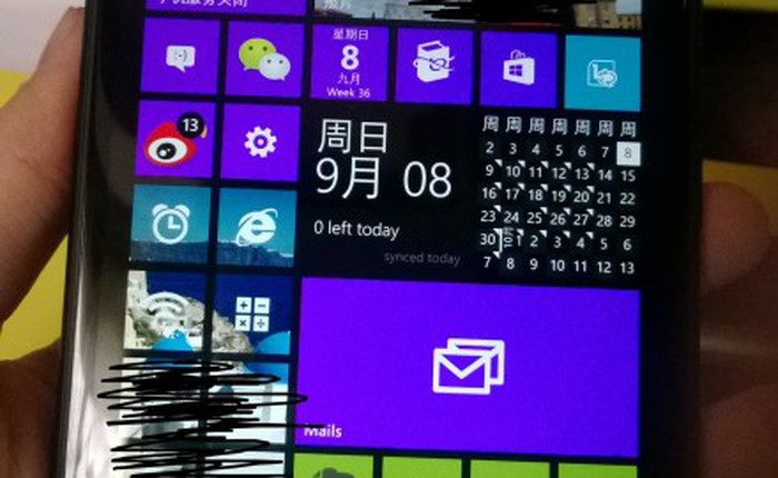 Hình ảnh mới về Lumia 1520: Homescreen chứa rất nhiều Live Tile