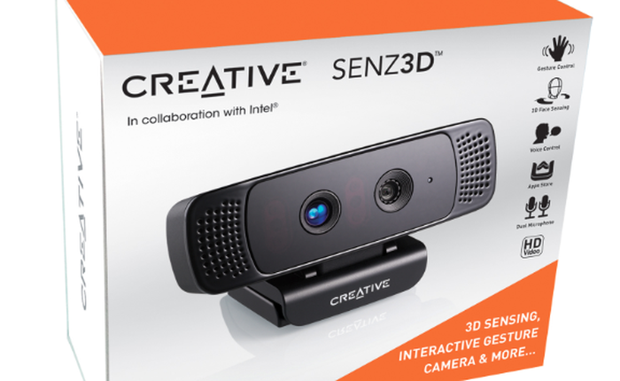 Senz3D: Camera có thể tái hiện 3D khuôn mặt người