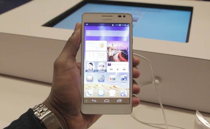 Huawei Ascend D2 có màn hình đẹp hơn cả HTC One và Sony Xperia Z