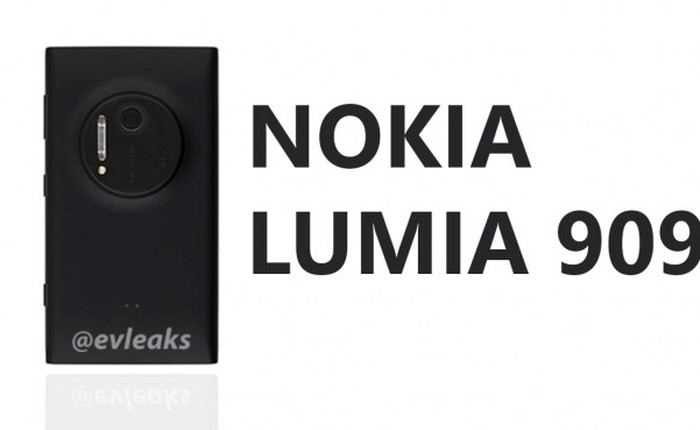 Lộ diện thêm hình ảnh mặt sau của Nokia EOS với tên gọi chính thức là Lumia 909