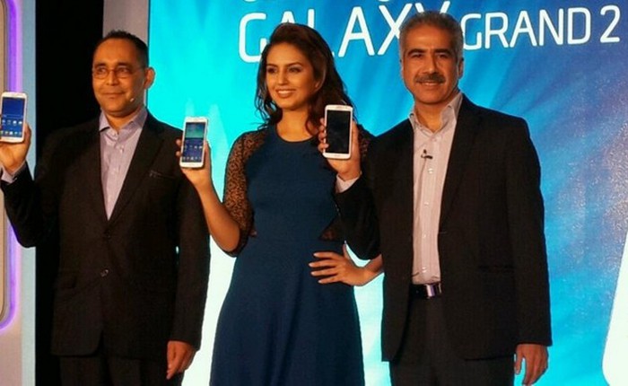 Samsung chính thức ra mắt Galaxy Grand 2 với thiết kế nhựa giả da