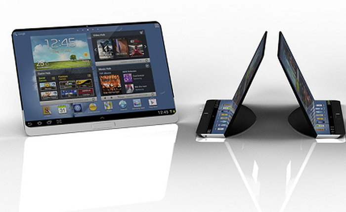 Samsung sở hữu bản quyền thiết kế tablet màn hình dẻo đặc biệt