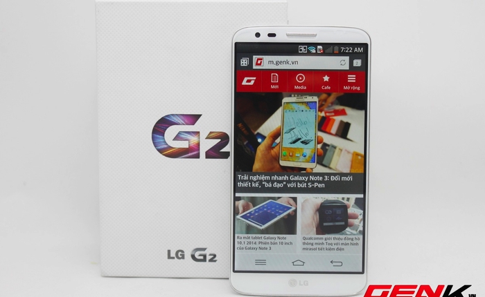 Đánh giá chi tiết LG G2: Thiết kế phá cách, màn hình đẹp