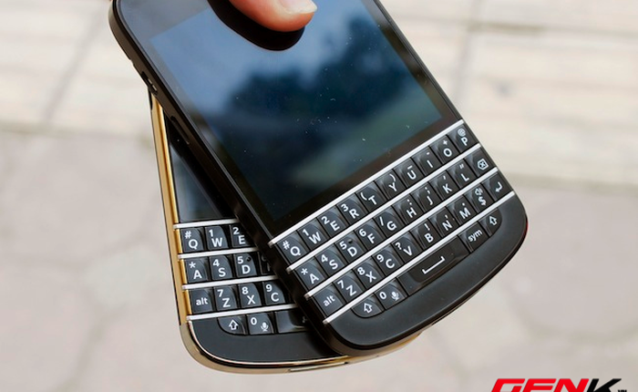 Chiêm ngưỡng BlackBerry Q10 mạ vàng tại Việt Nam