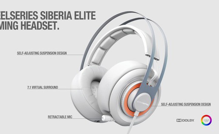 SteelSeries ra mắt tai nghe Siberia Elite cho game thủ