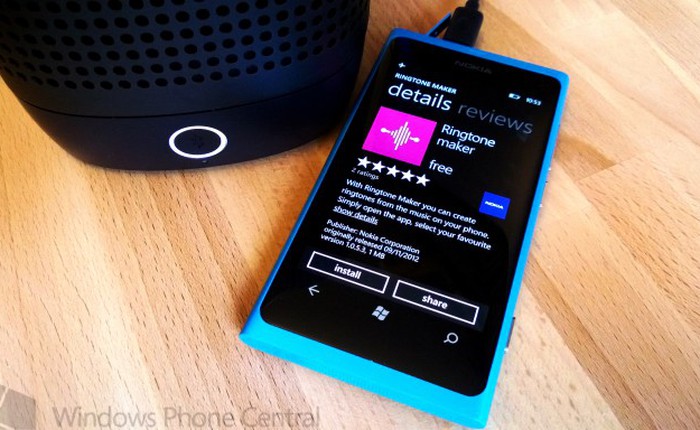 Nokia Ringtone Maker - Tự tạo nhạc chuông ngay trên Windows Phone