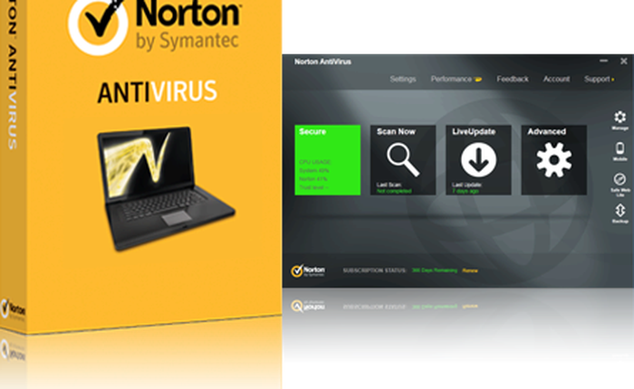 Trải nghiệm Norton AntiVirus 2014