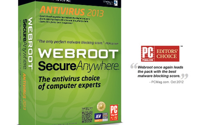 6 Tháng dùng thử miễn phí Webroot SecureAnywhere AntiVirus
