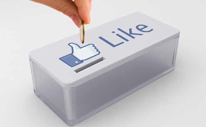 Tin nhắn Facebook đã tích hợp nút Like