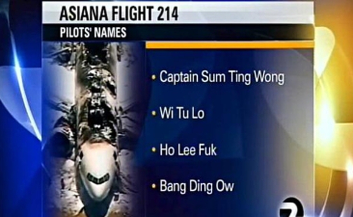 Truyền hình Mỹ 'nhận gạch' vì xúc phạm phi công châu Á