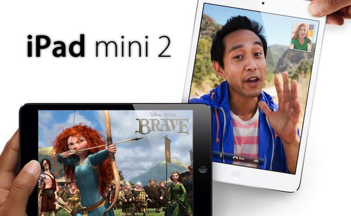iPad mini 2 với màn hình siêu nét sẽ lên kệ ngay trong năm nay