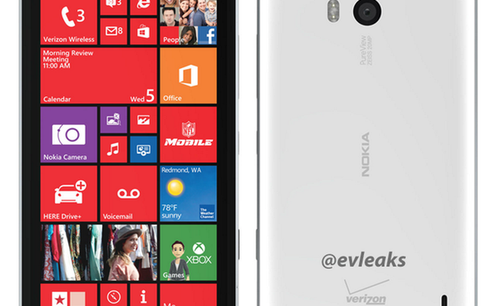 Ảnh thực tế Lumia 929 bản màu trắng, kẻ kế nhiệm của Lumia 1020