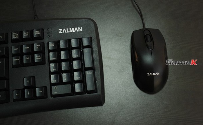 Combo phím chuột Zalman K380: Chất lượng trung bình