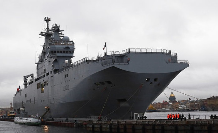 Hải quân Nga sắp có siêu tàu đổ bộ lớp Mistral đầu tiên