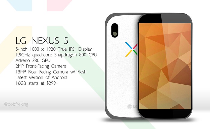 Lộ ảnh mặt sau từ FCC, có thể smartphone Nexus 5 sắp xuất hiện