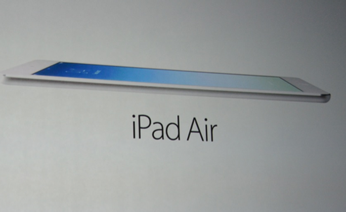 Apple giới thiệu "iPad Air", trở thành tablet nhẹ nhất thế gới