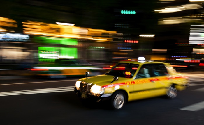 Taxi ở Nhật Bản có thể báo động nếu khách để quên đồ