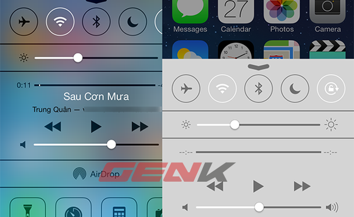 "Vứt bỏ" hiệu ứng làm mờ trên hệ điều hành iOS 7