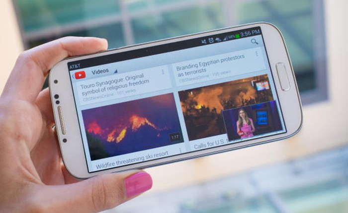 Ứng dụng YouTube trên Android đã hỗ trợ xem video đa nhiệm