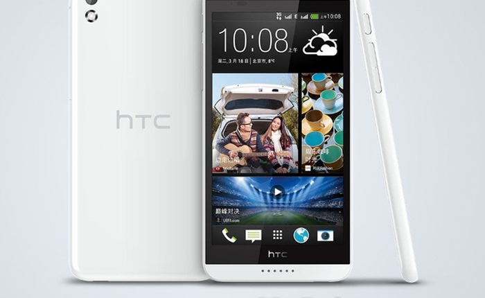 Phablet HTC Desire 8 màn hình 5,5 inch sẽ ra mắt ngày 24/2