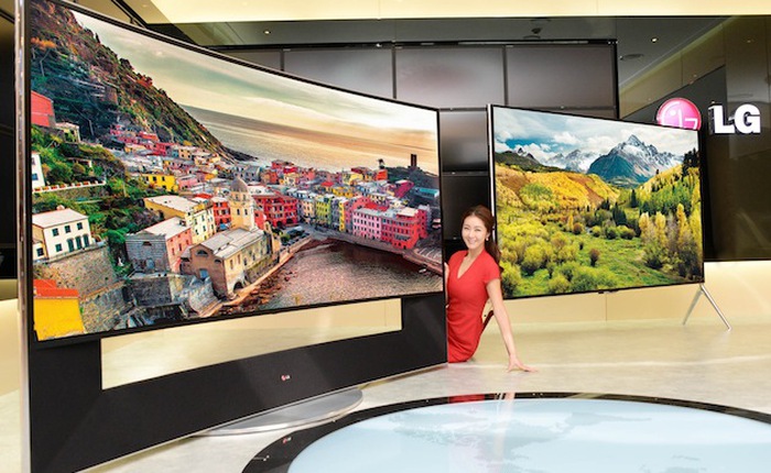 LG làm "ngập lụt" CES 2014 với hàng loạt TV mới
