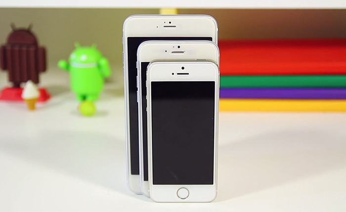Mô hình iPhone 6 màn hình 5,5 inch dài hơn cả Galaxy Note 3