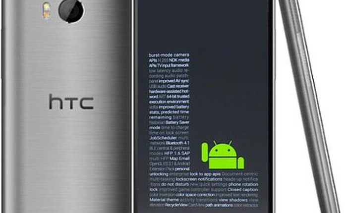 HTC sớm cập nhật Android L cho dòng smartphone One