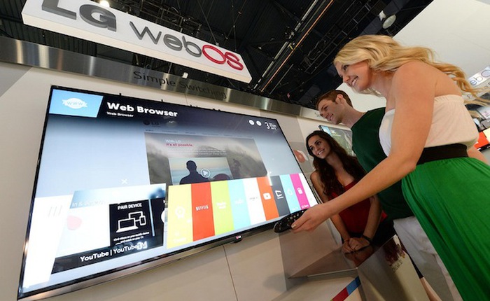 [CES 2014] LG đặt cược thành công ở mảng TV vào hệ điều hành WebOS