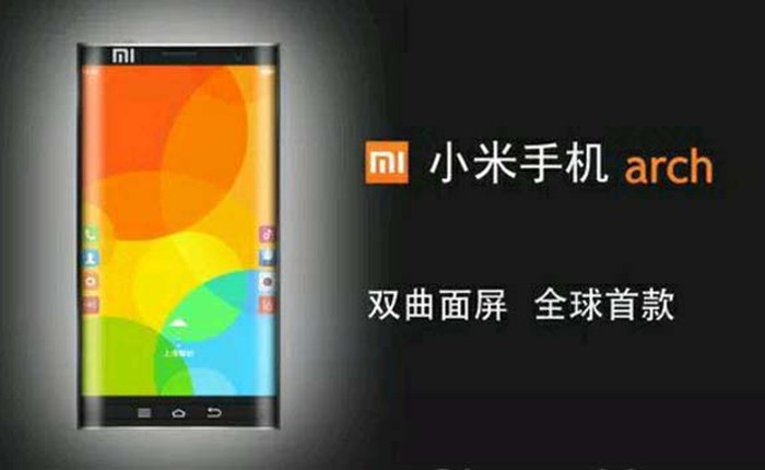 Vượt mặt Galaxy Note Edge, Xiaomi tung ý tưởng smartphone cong 2 viền
