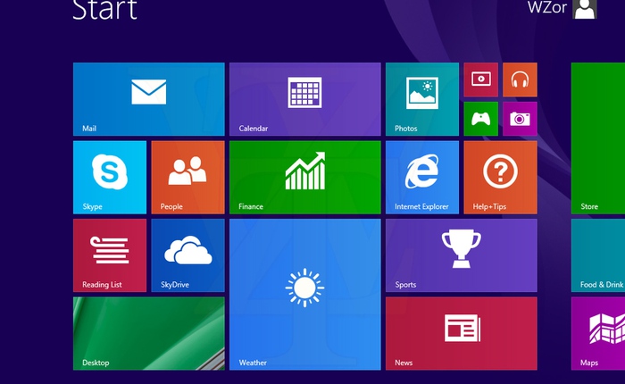 Rò rỉ những hình ảnh bản cập nhật cho Windows 8.1