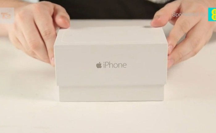 Xuất hiện video mở hộp iPhone 6 đầu tiên