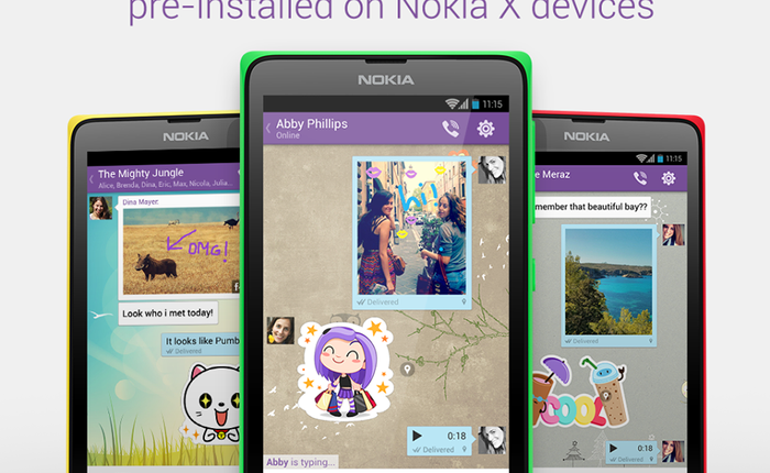 Đón đầu xu hướng, Viber đạt thỏa thuận cài sẵn trên các máy Nokia X