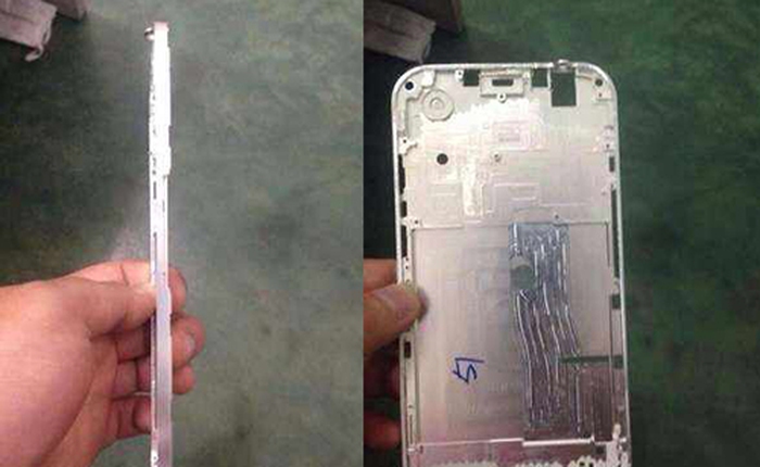 Rò rỉ khung kim loại to và mỏng của iPhone 6?