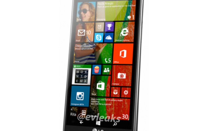 Rò rỉ điện thoại Windows Phone 8.1 LG Uni8 thiết kế đẹp
