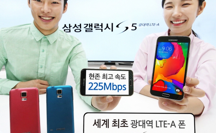 Samsung ra mắt phiên bản Galaxy S5 màn hình 2K tại Hàn Quốc