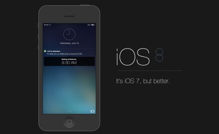 14% người dùng đã nâng cấp lên iOS 8