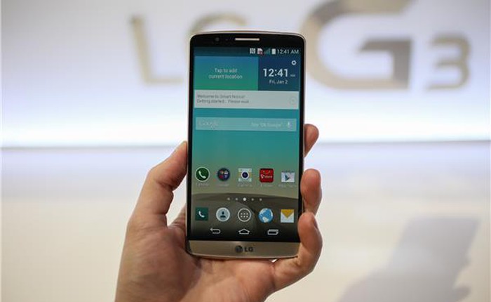LG chính thức ra mắt G3: nắp lưng giả kim loại, màn hình QuadHD, camera lấy nét siêu nhanh