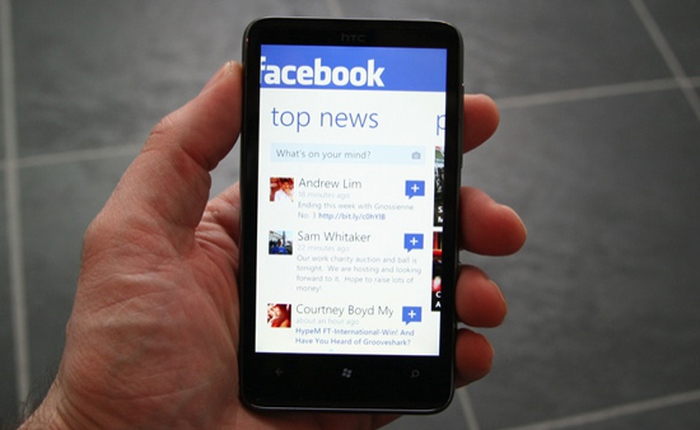 Facebook cho Windows Phone được cập nhật cho tốc độ nhanh hơn