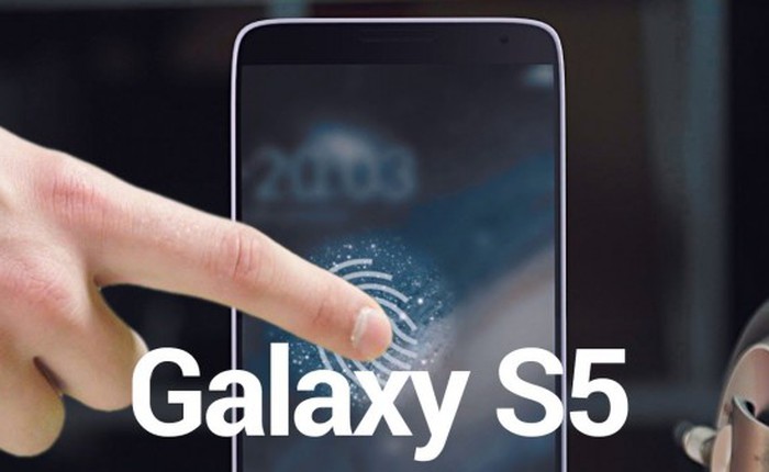 Galaxy S5 tích hợp cảm biến vân tay vào màn hình cảm ứng