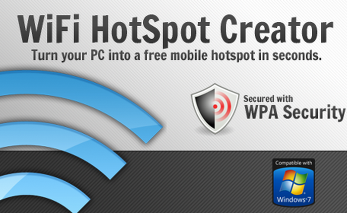 Free WiFi Hotspot Creator - Phát WiFi từ laptop đơn giản
