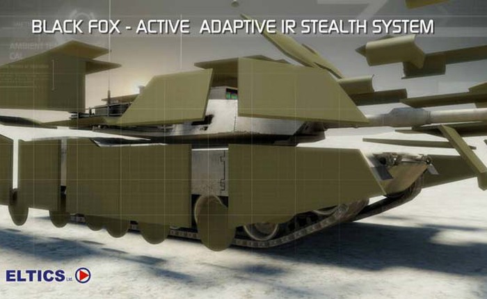 Hệ thống tàng hình chủ động cho xe tăng Black Fox